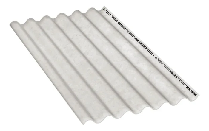 Telha De Fibrocimento Ondulada 6 Mm 3,66 X 1,10 M - Brasilit
