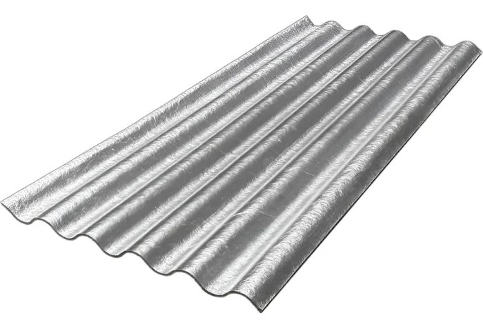 Telha Ecológica Térmica Al 6mm 2,20m X 0,95m, Ecopreserve Cor Prateado