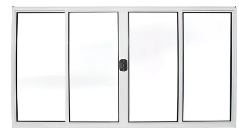 Vitro 4 Folhas 100x150 Branco Sem Grade